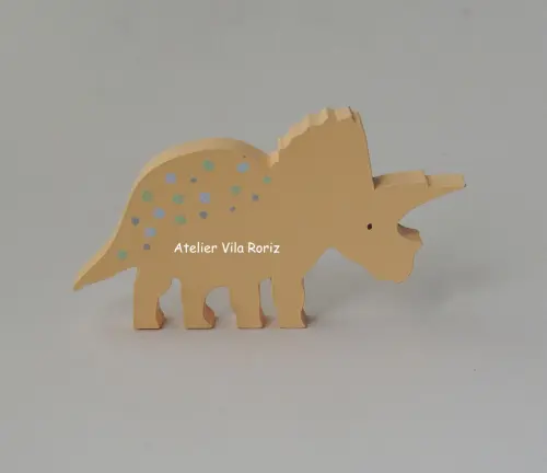 Adorno Madeira Dinossauro Modelo B