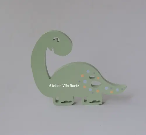 Adorno Madeira Dinossauro Modelo C