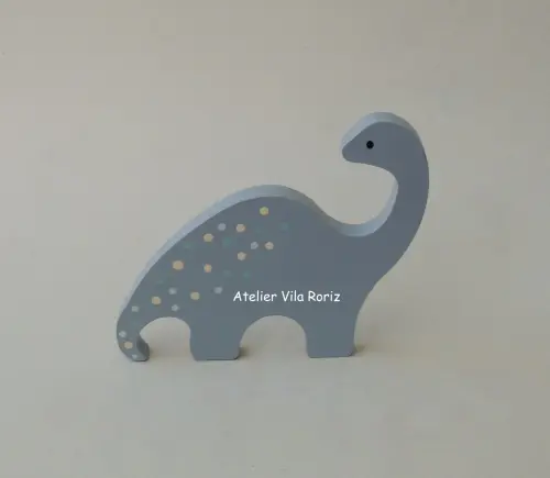 Adorno Madeira Dinossauro Modelo E