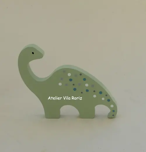 Adorno Madeira Dinossauro Modelo E