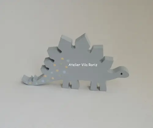 Adorno Madeira Dinossauro Modelo G