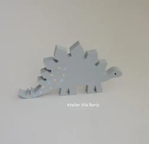 Adorno Madeira Dinossauro Modelo G