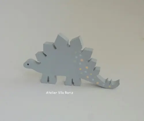 Adorno Madeira Dinossauro Modelo G