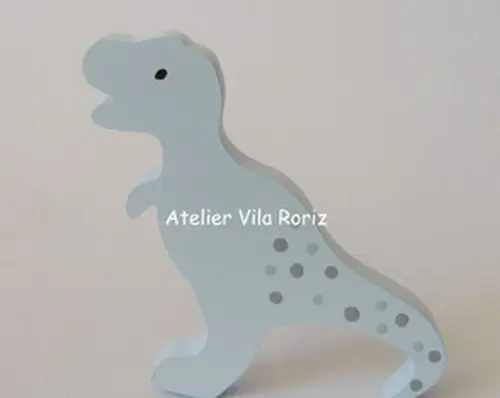 Adorno Madeira Dinossauro Modelo H