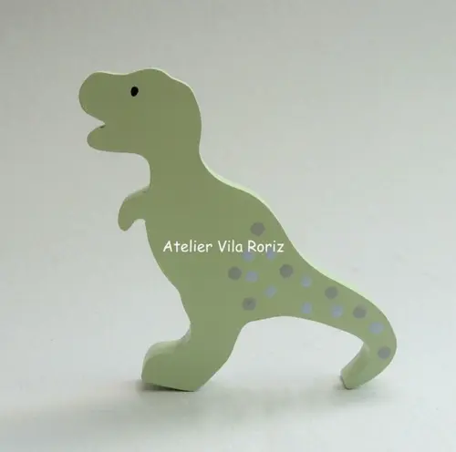 Adorno Madeira Dinossauro Modelo H