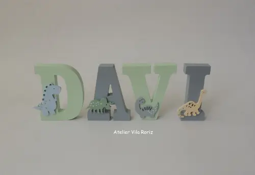 Nome Madeira Dinossauros 4 letras