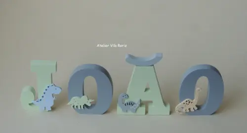 Nome Madeira Dinossauros 4 letras