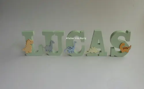 Nome Madeira Dinossauros 5 letras
