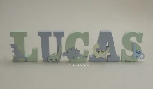 Nome Madeira Dinossauros 5 letras