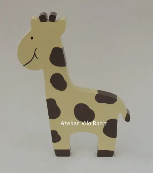 Adorno Madeira Girafa M
