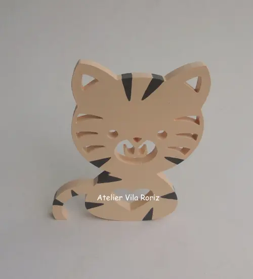 Adorno Madeira Tigre M
