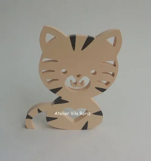 Adorno Madeira Tigre M