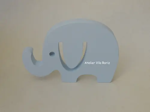 Adorno Madeira Elefante  P
