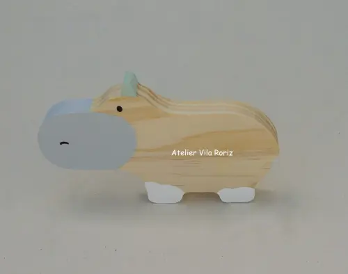 Kit 04 Adornos Animais Safári em Pinus P!