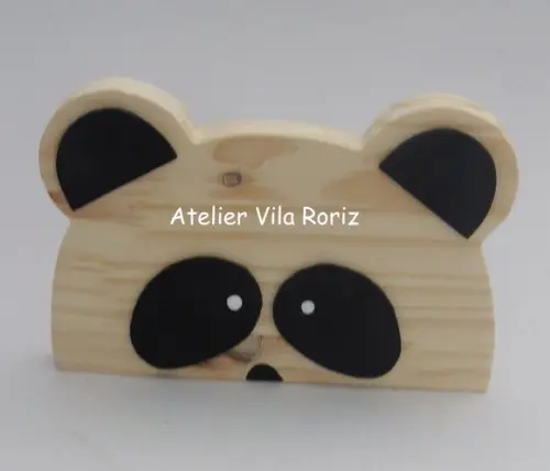 Adorno Madeira Pinus Panda