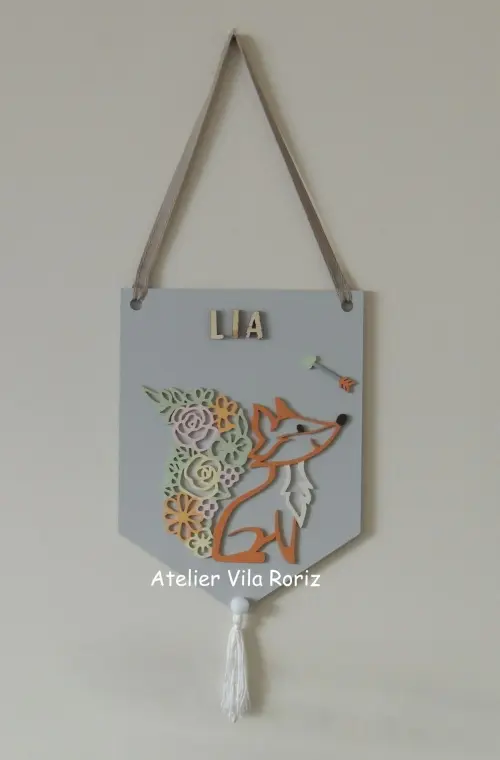 Porta Maternidade Flâmula Raposa