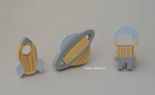 Trio Ganchos Cabideiros Espaço