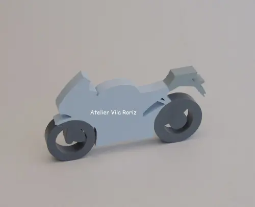 Adorno Madeira Moto