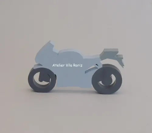 Adorno Madeira Moto