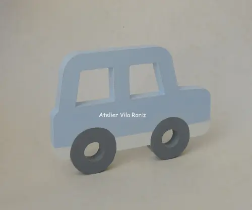 Adorno Madeira Carrinho