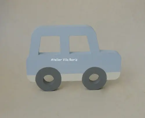 Adorno Madeira Carrinho