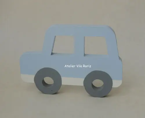 Adorno Madeira Carrinho