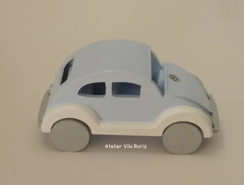 Adorno Fusca 3d  Azul, Cinza e Branco!