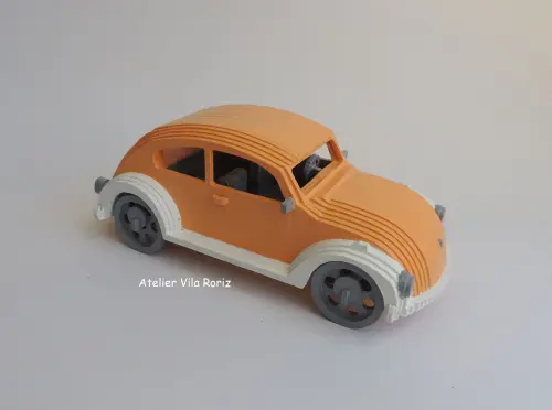 Adorno Carrinho 3d Cores (Valor Unitário)