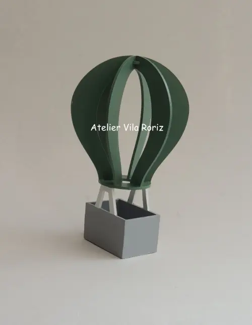 Kit Adornos: Balão 3d, Letra Inicial e Arco-íris Nuvem Verde