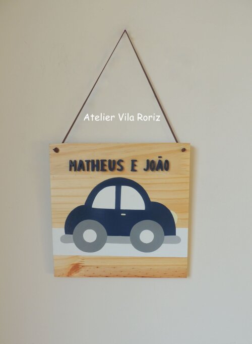 Porta Maternidade Placa Carrinho