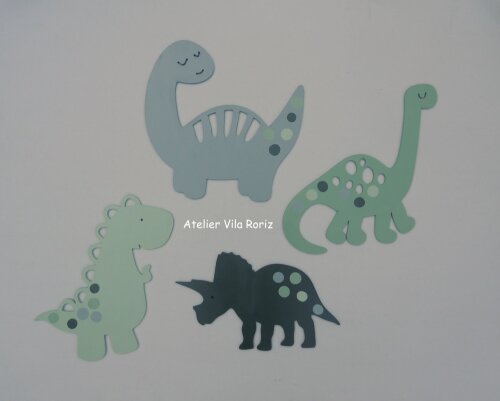 Apliques Dinossauros para Parede