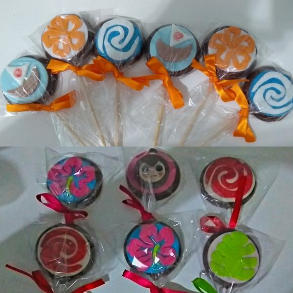Pirulito de chocolate Moana