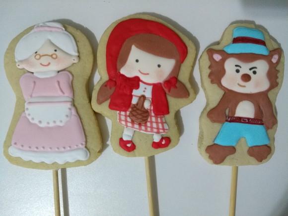 Biscoito decorado Chapeuzinho Vermelho