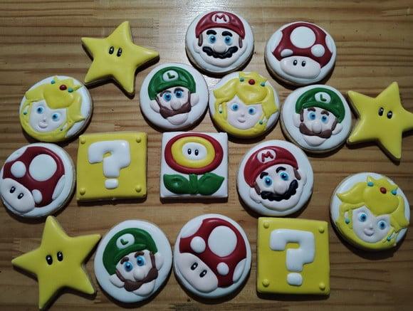 Biscoito Decorado Mario Bros