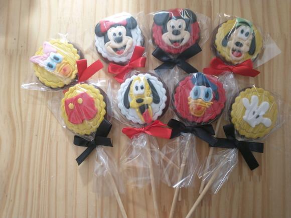 Pirulito de Chocolate Mickey