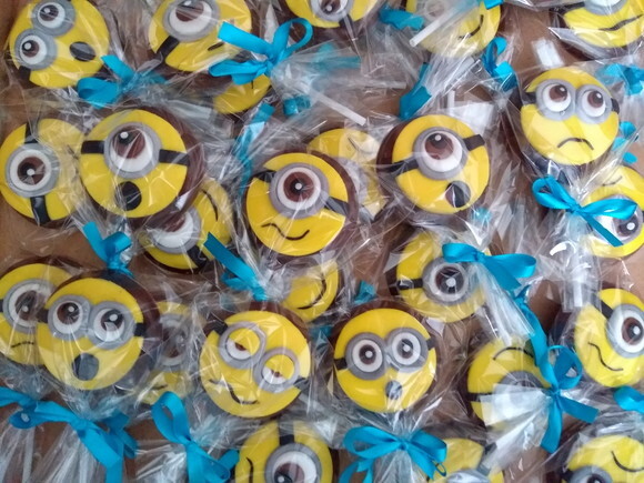 Pirulito de Chocolate Minions