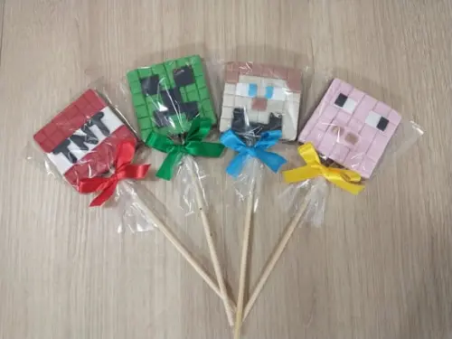 Pirulitos Minecraft