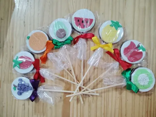 Pirulito de Chocolate Frutas
