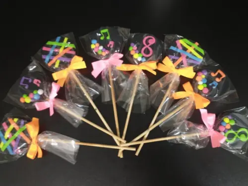 Kit 30 Pirulitos Neon
