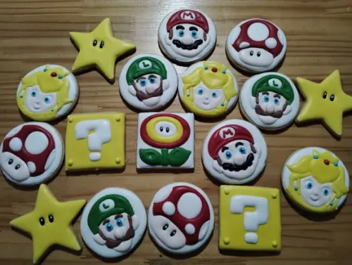Biscoito Decorado Mario Bros
