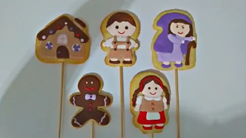 Biscoito decorado João e Maria