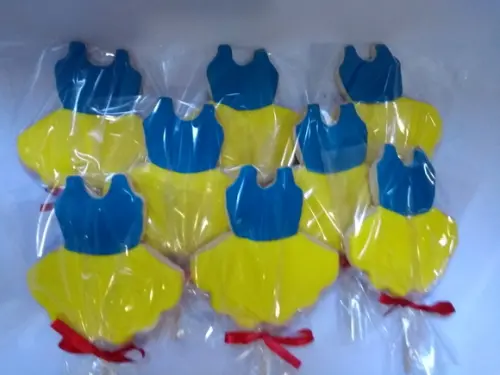 Biscoito Amanteigado Vestido Branca de Neve