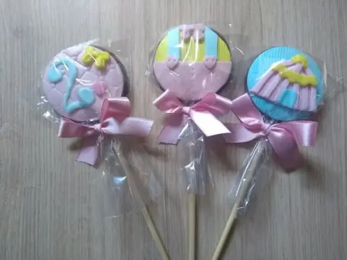 Pirulito de Chocolate Circo Rosa