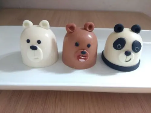 Bombom recheado urso sem curso