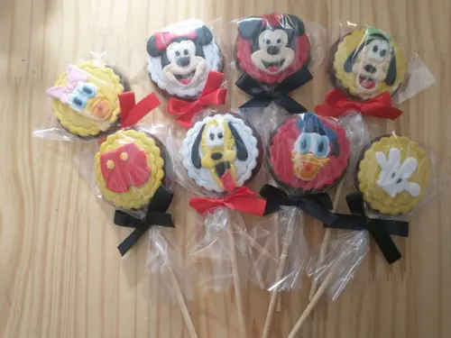 Pirulito de Chocolate Mickey