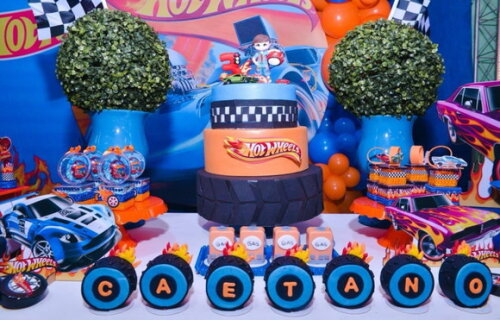 Pão de Mel Roda Hot Wheels