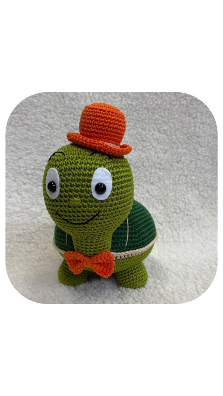 Tartaruga Amigurumi Peso de Porta
