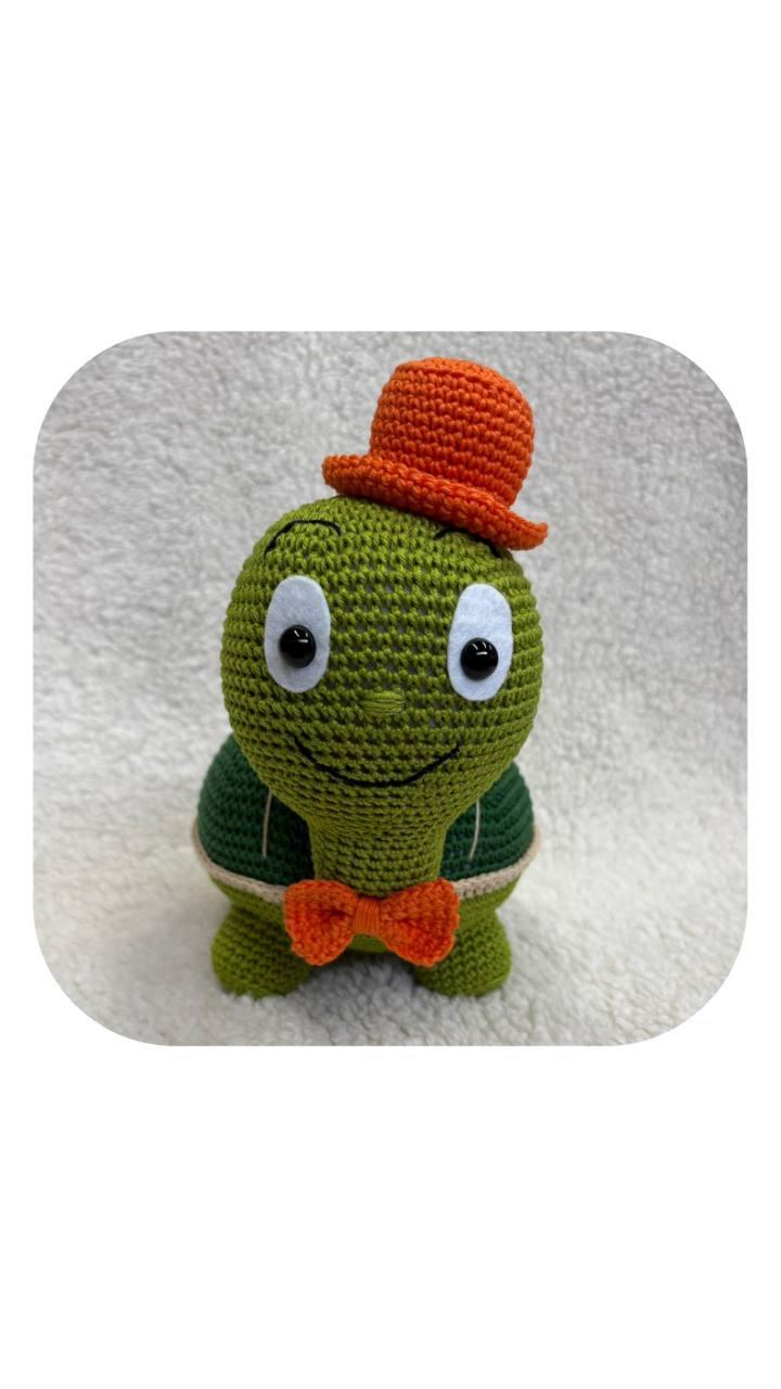 Tartaruga Amigurumi Peso de Porta