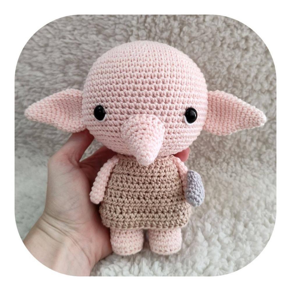 Elfo Dobby Saga Harry Potter Amigurumi