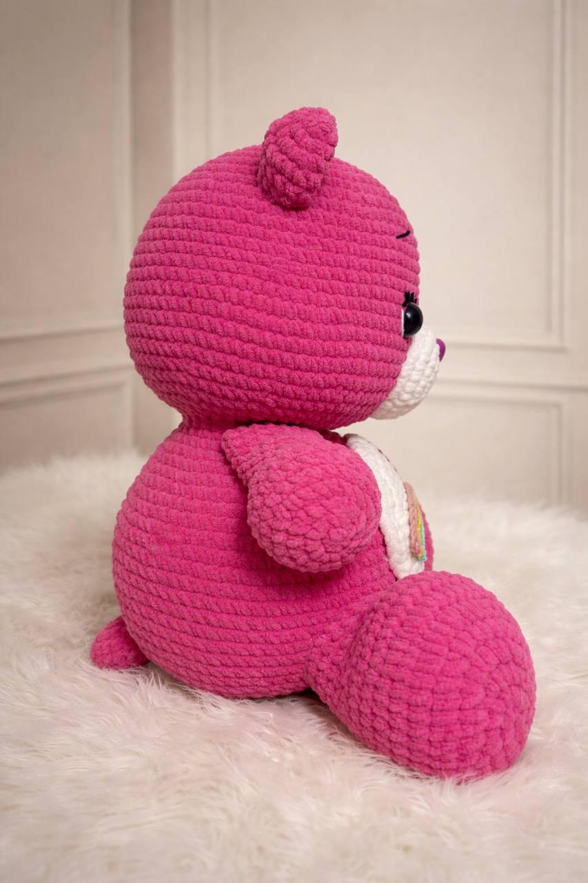 Ursinho Carinhoso Amigurumi Chenille